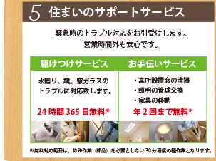 5.住まいのサポートサービス